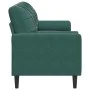 Dreisitzer-Sofa mit dunkelgrünen Samtkissen, 180 cm. von , Sofas - Ref: Foro24-3278231, Preis: 334,07 €, Rabatt: %