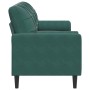 Dreisitzer-Sofa mit dunkelgrünen Samtkissen, 180 cm. von , Sofas - Ref: Foro24-3278231, Preis: 339,71 €, Rabatt: %