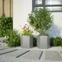 Jardinera hexagonal 2 uds acero inoxidable 46x40x45 cm de , Maceteros y jardineras - Ref: Foro24-851117, Precio: 97,61 €, Des...