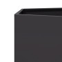 Sechseckiger schwarzer Stahl-Blumenkasten 138x120x45 cm von , Töpfe und Pflanzgefäße - Ref: Foro24-851136, Preis: 94,04 €, Ra...