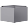 Hexagonal galvanized steel planter 104x90x45 cm by , Pots and planters - Ref: Foro24-851134, Price: 63,92 €, Discount: %