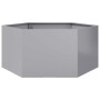 Hexagonal galvanized steel planter 104x90x45 cm by , Pots and planters - Ref: Foro24-851134, Price: 63,92 €, Discount: %