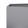 Hexagonal galvanized steel planter 104x90x45 cm by , Pots and planters - Ref: Foro24-851134, Price: 63,92 €, Discount: %