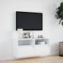 Wand-TV-Möbel mit LED-Lichtern in Weiß 100x31x45 cm von , TV-Möbel - Ref: Foro24-852334, Preis: 69,77 €, Rabatt: %