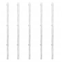 Valla metálica con estacas postes acero galvanizado 15x0,8 m de vidaXL, Paneles de vallas - Ref: Foro24-141502, Precio: 171,4...