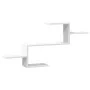 Engineered wood white wall shelf 104x15x49 cm by , Shelves and shelves - Ref: Foro24-853200, Price: 32,57 €, Discount: %