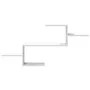 Engineered wood white wall shelf 104x15x49 cm by , Shelves and shelves - Ref: Foro24-853200, Price: 32,57 €, Discount: %