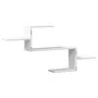 Engineered wood white wall shelf 104x15x49 cm by , Shelves and shelves - Ref: Foro24-853200, Price: 32,57 €, Discount: %
