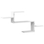Wandregal aus weißem Ingenieurholz 104x15x49 cm von , Regale und Regale - Ref: Foro24-853200, Preis: 27,07 €, Rabatt: %