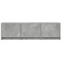 TV-Möbel aus grauem Beton-Ingenieurholz mit LED-Beleuchtung, 140x34x40 cm. von , TV-Möbel - Ref: Foro24-852246, Preis: 88,14 ...