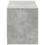 Mueble de TV LED madera ingeniería gris hormigón 140x34x40 cm de , Muebles TV - Ref: Foro24-852246, Precio: 86,89 €, Descuent...