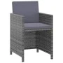Set comedor para jardín 3 pzas y cojines ratán sintético gris by , Garden sets - Ref: Foro24-3095490, Price: 285,83 €, Discou...