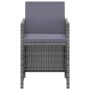 Set comedor para jardín 3 pzas y cojines ratán sintético gris by , Garden sets - Ref: Foro24-3095490, Price: 290,84 €, Discou...