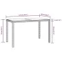 Set comedor para jardín 3 pzas y cojines ratán sintético gris by , Garden sets - Ref: Foro24-3095490, Price: 285,83 €, Discou...