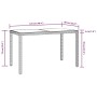 Set comedor para jardín 3 pzas y cojines ratán sintético gris by , Garden sets - Ref: Foro24-3095490, Price: 290,84 €, Discou...
