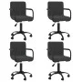 Drehbare Esszimmerstühle, 4 Stück, schwarzer Samt von , Essstühle - Ref: Foro24-3088009, Preis: 281,28 €, Rabatt: %