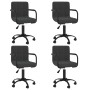 Drehbare Esszimmerstühle, 4 Stück, schwarzer Samt von , Essstühle - Ref: Foro24-3088009, Preis: 288,81 €, Rabatt: %
