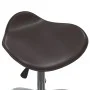 Brauner Kunstleder-Bürostuhl von , Bürostühle - Ref: Foro24-3088558, Preis: 55,93 €, Rabatt: %