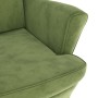 Ohrensessel und Hocker aus hellgrünem Samt. von , Sessel - Ref: Foro24-3115934, Preis: 273,08 €, Rabatt: %