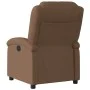 Electric brown fabric recliner by , Armchairs - Ref: Foro24-3204144, Price: 243,05 €, Discount: %