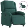 Sillón reclinable eléctrico tela verde oscuro de , Sillones - Ref: Foro24-3204146, Precio: 238,61 €, Descuento: %
