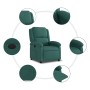 Elektrischer Relaxsessel aus dunkelgrünem Stoff von , Sessel - Ref: Foro24-3204146, Preis: 230,65 €, Rabatt: %