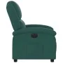 Sillón reclinable eléctrico tela verde oscuro de , Sillones - Ref: Foro24-3204146, Precio: 238,61 €, Descuento: %
