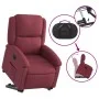 Reclining and elevating armchair in burgundy fabric by , Armchairs - Ref: Foro24-3204167, Price: 274,55 €, Discount: %