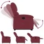 Reclining and elevating armchair in burgundy fabric by , Armchairs - Ref: Foro24-3204167, Price: 274,55 €, Discount: %