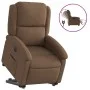 Sillón eléctrico reclinable elevable de tela marrón de , Sillones - Ref: Foro24-3204192, Precio: 332,92 €, Descuento: %