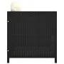 3-piece garden sofas and black synthetic rattan cushions by vidaXL, Modular outdoor sofas - Ref: Foro24-313510, Price: 54,93 ...
