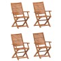 Faltbare Gartenstühle, 4 Stück, Akazienholz, 57x66x95 cm. von , Gartenstühle - Ref: Foro24-3214474, Preis: 278,99 €, Rabatt: %