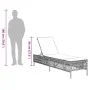 Liegestuhl mit beigem Kunststoff-Rattankissen von , Liegen - Ref: Foro24-4002741, Preis: 144,47 €, Rabatt: %