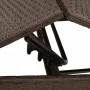 Sun loungers with cushions 2 units synthetic brown rattan by , Loungers - Ref: Foro24-3261579, Price: 280,07 €, Discount: %