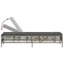 Sun loungers with cushions 2 units synthetic gray rattan by , Loungers - Ref: Foro24-3261598, Price: 278,20 €, Discount: %