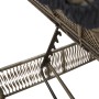 Sun loungers with cushions 2 units synthetic gray rattan by , Loungers - Ref: Foro24-3261598, Price: 283,42 €, Discount: %