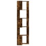 Eckregal 5 Ebenen Eichenholz Rauch 50x50x179 cm von , Bücherregale und Regale - Ref: Foro24-852586, Preis: 82,44 €, Rabatt: %