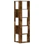 Estantería esquina 5 niveles madera roble ahumado 50x50x179 cm de , Librerías y estanterías - Ref: Foro24-852586, Precio: 81,...