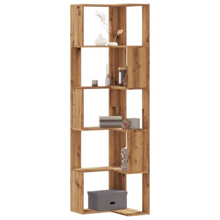 Eckregal 5 Ebenen Eiche Handwerker 50x50x179 cm von , Bücherregale und Regale - Ref: Foro24-852590, Preis: 83,07 €, Rabatt: %