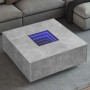 Coffee table with Infinity LED concrete gray 100x100x40 cm by , Coffee table - Ref: Foro24-3284045, Price: 216,02 €, Discount: %