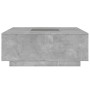 Coffee table with Infinity LED concrete gray 100x100x40 cm by , Coffee table - Ref: Foro24-3284045, Price: 216,02 €, Discount: %
