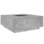 Coffee table with Infinity LED concrete gray 100x100x40 cm by , Coffee table - Ref: Foro24-3284045, Price: 208,36 €, Discount: %