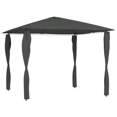 Gazebo with anthracite pole covers 3x3x2.6 m 160 g/m² by vidaXL, Tents and gazebos - Ref: Foro24-313607, Price: 193,21 €, Dis...