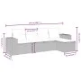 Garden sofa set and cushions 5 pieces light gray synthetic rattan by , Garden sets - Ref: Foro24-3264398, Price: 342,81 €, Di...