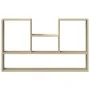 Wall shelf made of engineered Sonoma oak wood 99x15x60 cm by , Shelves and shelves - Ref: Foro24-853238, Price: 46,06 €, Disc...