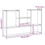 Wandregal aus Eichenholz in Sonoma-Eiche-Optik, 99x15x60 cm. von , Regale und Regale - Ref: Foro24-853238, Preis: 47,02 €, Ra...