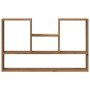 Engineered oak wood artisan wall shelf 99x15x60cm by , Shelves and shelves - Ref: Foro24-853244, Price: 50,61 €, Discount: %