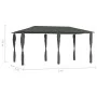 Gazebo with anthracite pole covers 3x6x2.6 m 160 g/m² by vidaXL, Tents and gazebos - Ref: Foro24-313619, Price: 306,69 €, Dis...