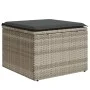Garden sofa set 8 pieces and gray synthetic rattan cushions by , Garden sets - Ref: Foro24-3269322, Price: 607,11 €, Discount: %