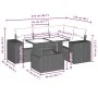 Garden sofa set and cushions 5 pieces light gray synthetic rattan by , Garden sets - Ref: Foro24-3269142, Price: 435,85 €, Di...